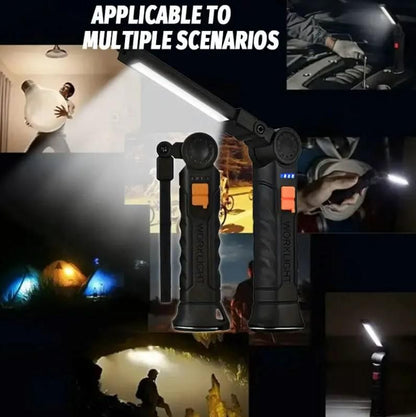 MagniGlow USB Rechargeable Magnetic COB LED Light – Super Bright, Compact & Portable for Home, Car & Outdoor Use