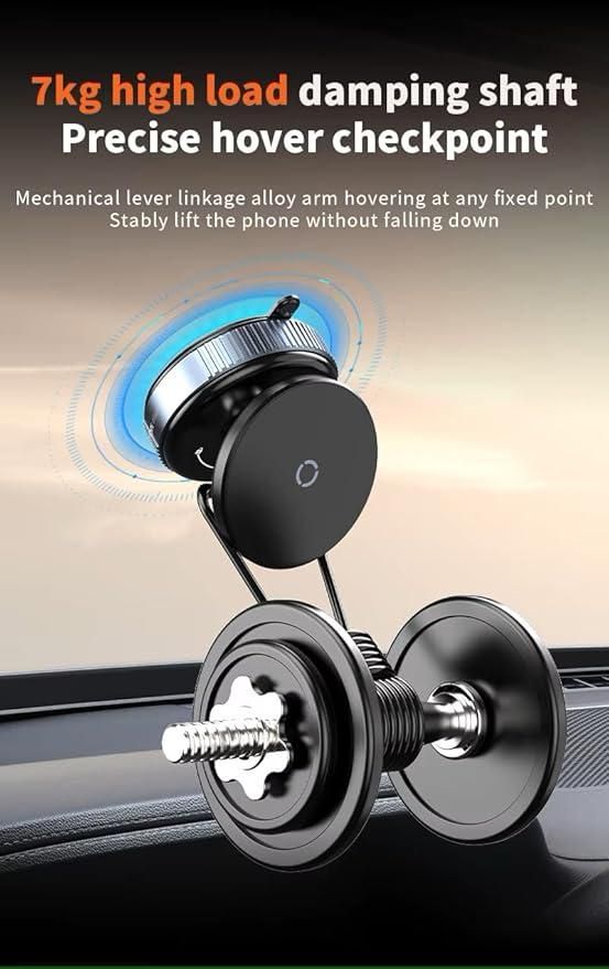 MagniGrip Magnetic Suction Phone Holder – Strong Mount for Car Dashboard, Desk & Travel Use