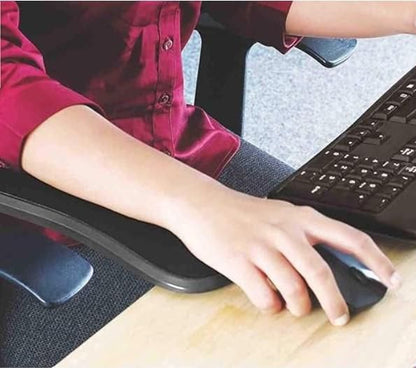 WristEase Desk Arm Rest Pad – Ergonomic Memory Foam Support for Long Hours of Typing & Work