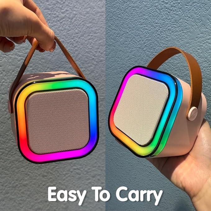 EchoVibe Bluetooth Karaoke Speaker with Wireless Mic | Portable Party Sound System for Singing, Events & Fun (Rechargeable)