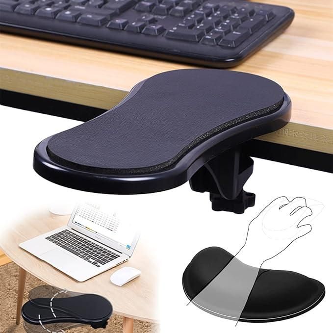 WristEase Desk Arm Rest Pad – Ergonomic Memory Foam Support for Long Hours of Typing & Work