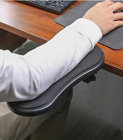 WristEase Desk Arm Rest Pad – Ergonomic Memory Foam Support for Long Hours of Typing & Work
