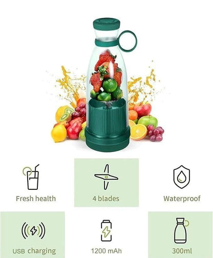 BlendFresh Mini Portable Blender | USB Rechargeable Smoothie & Juice Maker for Travel, Gym & Daily Use